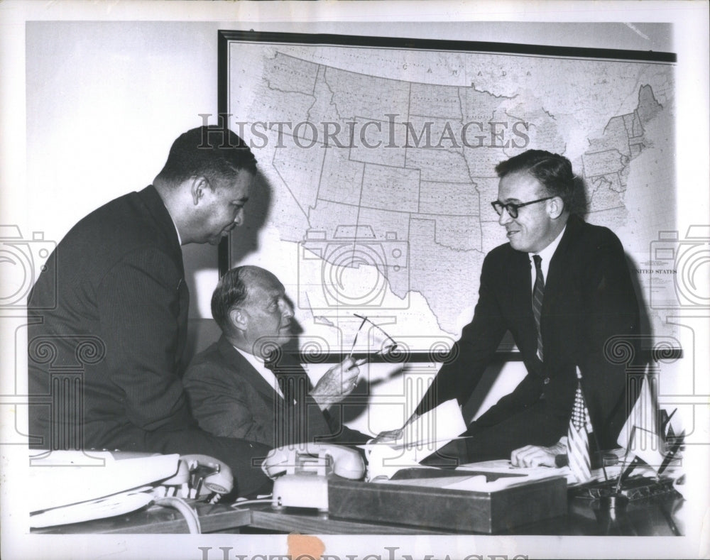 1961 Press Photo John M Bailey American Politician - Historic Images