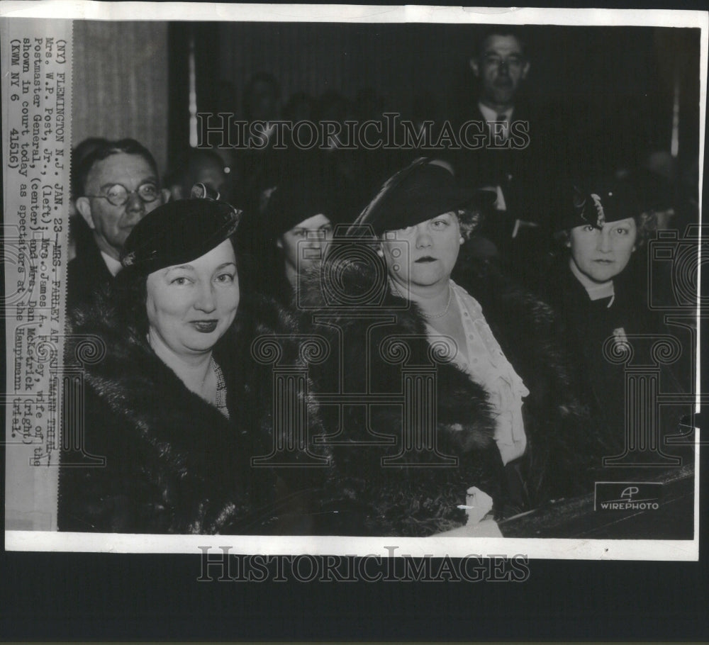 1935 Press Photo James A Farley Politician