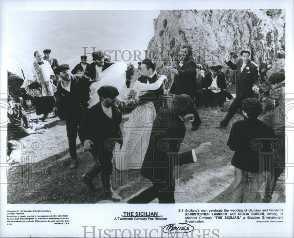 1987 Press Photo Christopher Lambert Actor