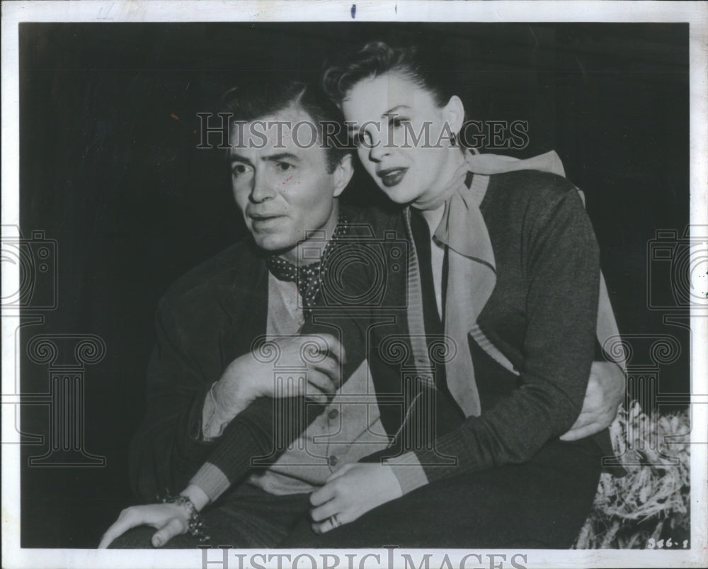 1983 Press Photo Judy Garland James Mason Early Star