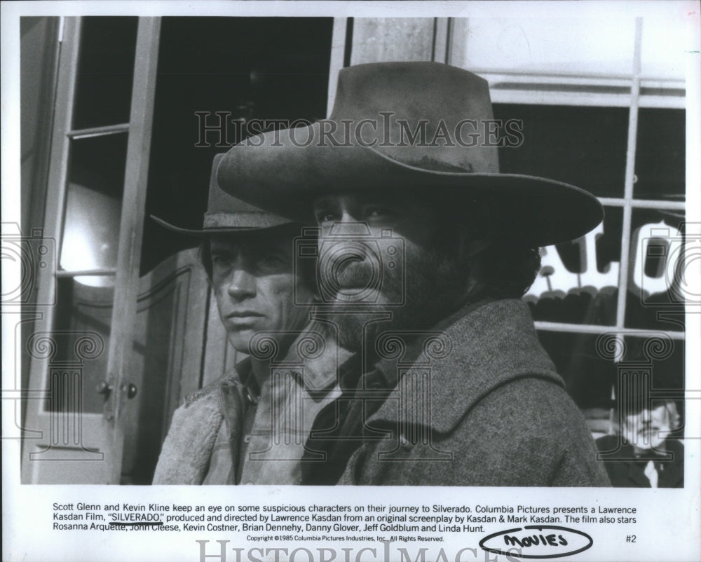 1986 Press Photo Silverado Film