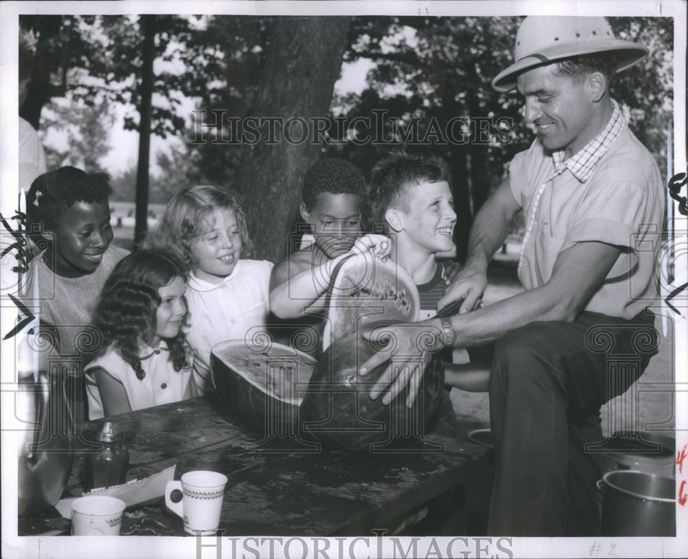 1959 Summer Day Camp Press Photo