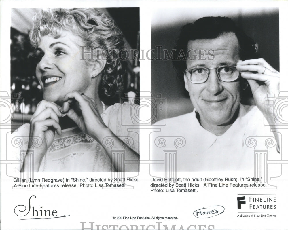 Press Photo Gillian in Shine Scott Hicks Helfgott,Movie