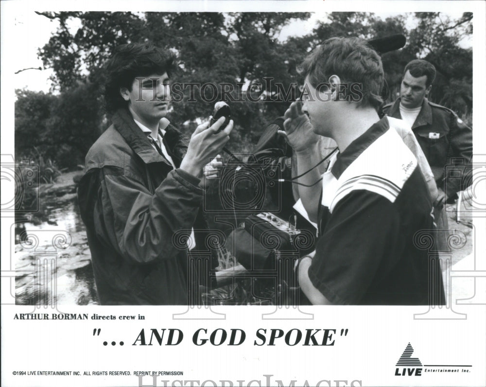 1994 Press Photo Arthur Borman And God Spoke