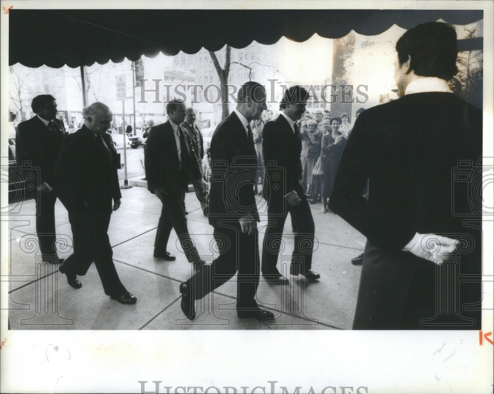 1982 Press Photo Prince Phillip UK Royalty in Chicago