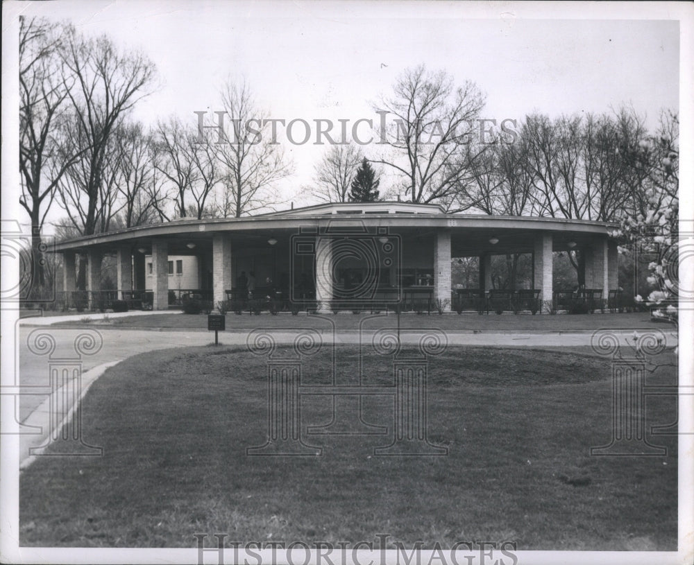 1950 Detroit Zoo New Pavilion - Historic Images