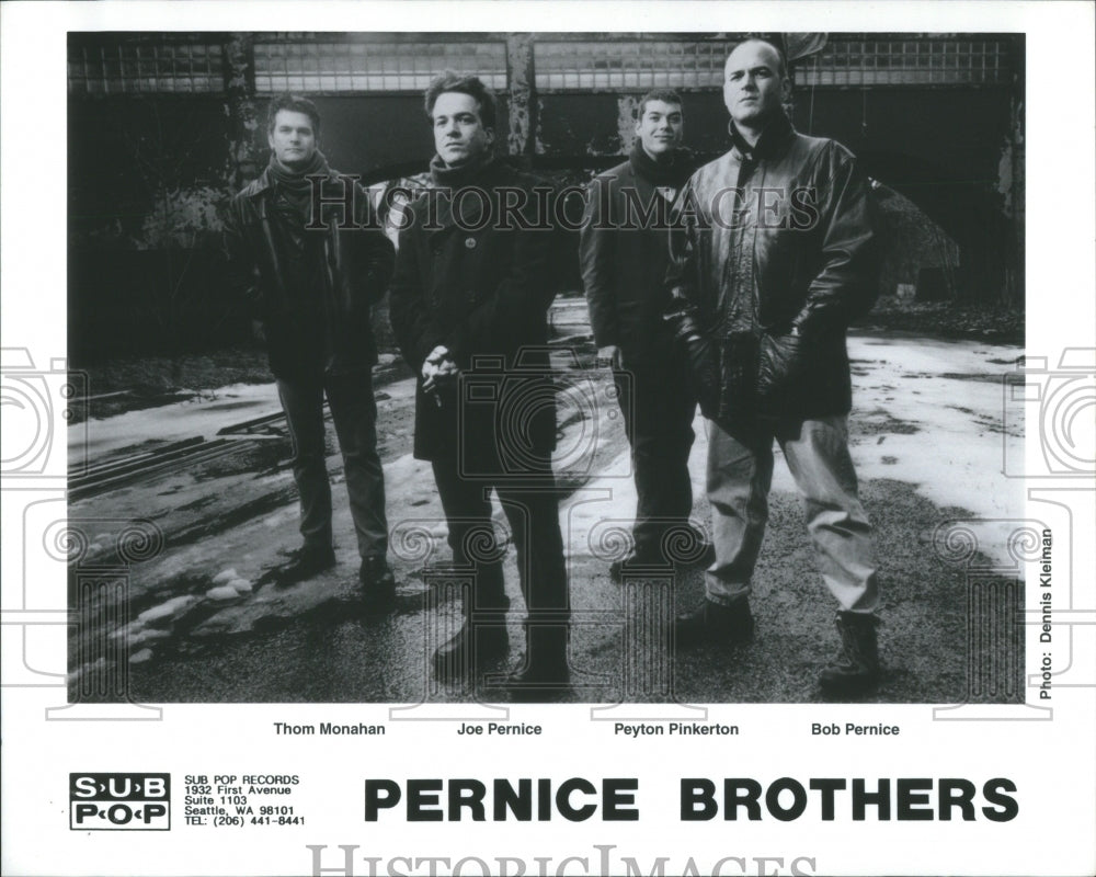 1998 Press Photo Entertainers Pernice Brothers Promo