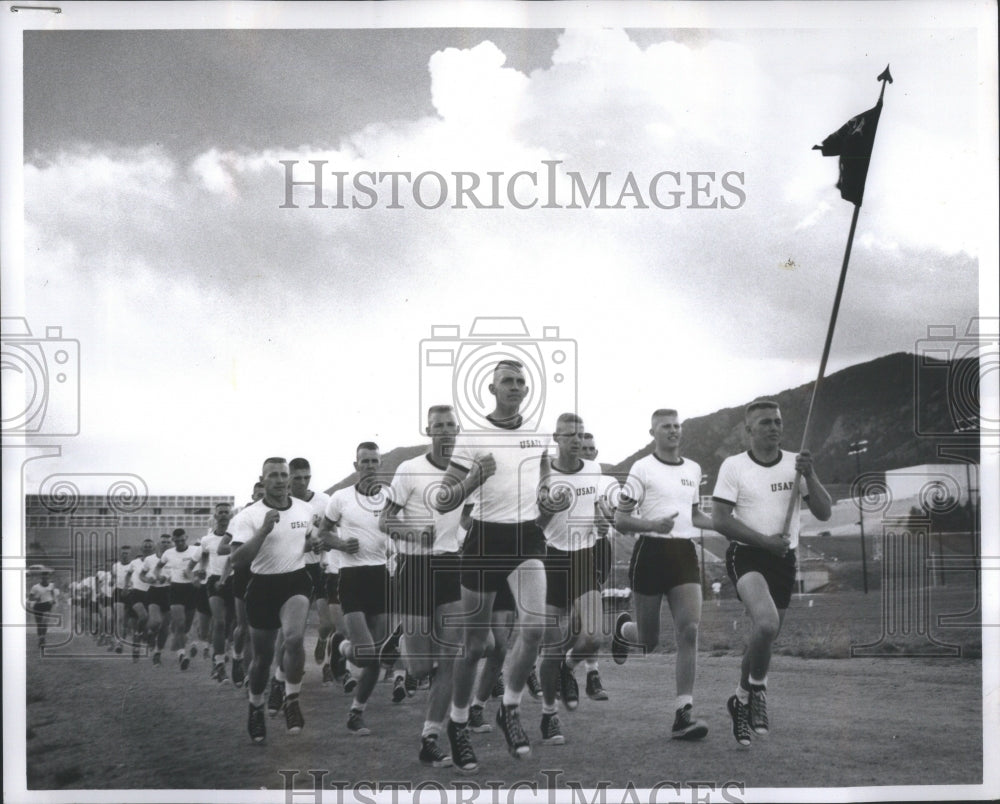 1961 Press Photo Air Force Academy Physical Training