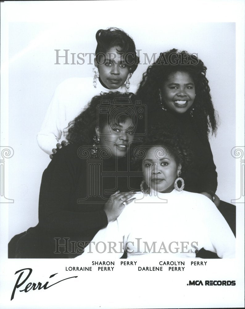 1988 Sharon Carolyn Lorraine Darlene Perry - Historic Images