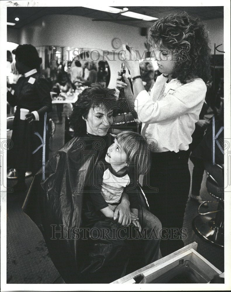 1983 Mario/Max Hair Saloon, Alan ,Hair Dres - Historic Images