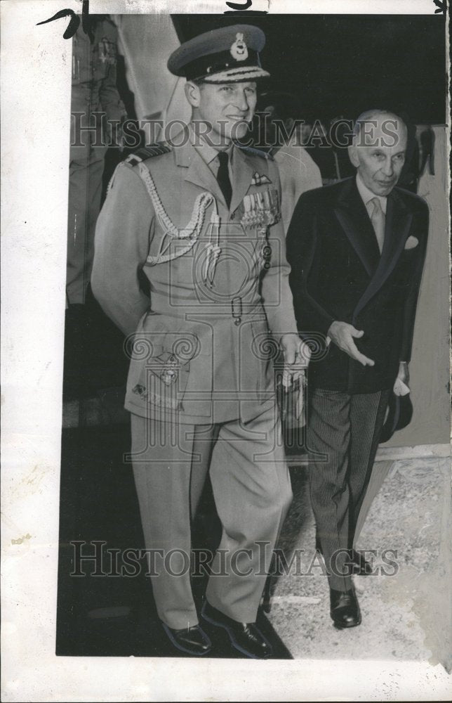 1954 Prince Philip Canadian Soil Canada - Historic Images