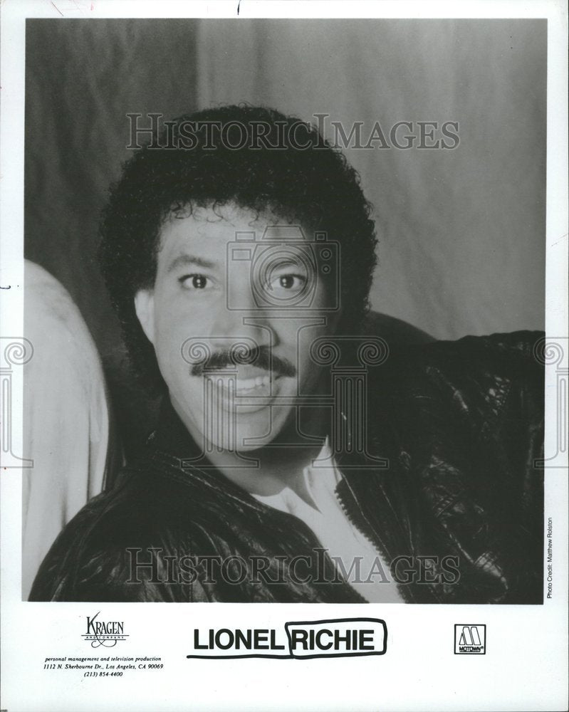 1986 Lionel Richie Entertainer Musician - Historic Images