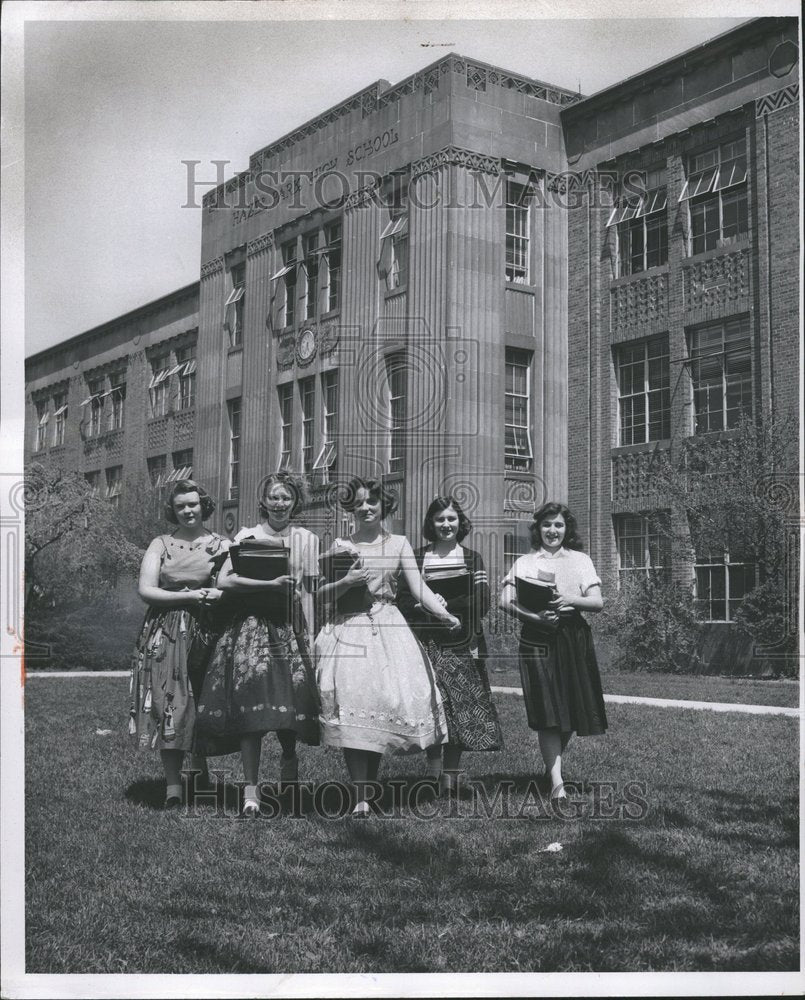 1957 Hazel Park High School Michigan City - Historic Images