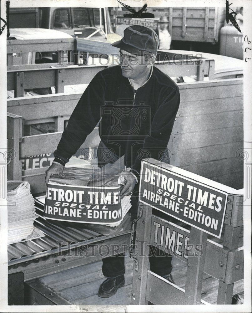 1960 Detroit Times Airplane Editions - Historic Images