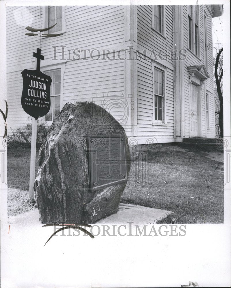 1963 Judson Collins Marker Methodist Church - Historic Images