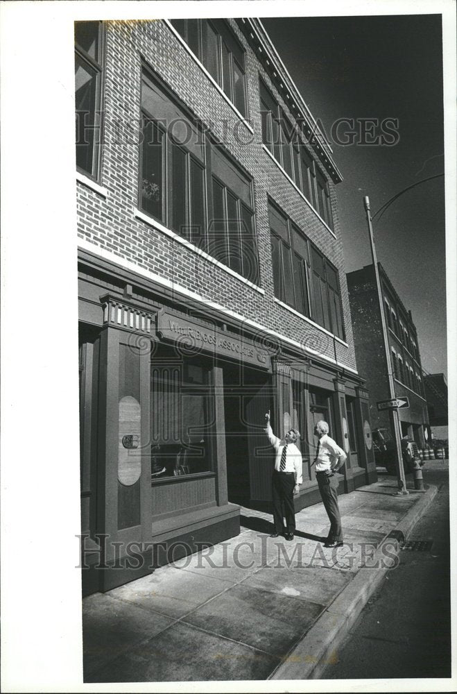 1981 Bill Briggs Neil Gazel Downtown MI - Historic Images