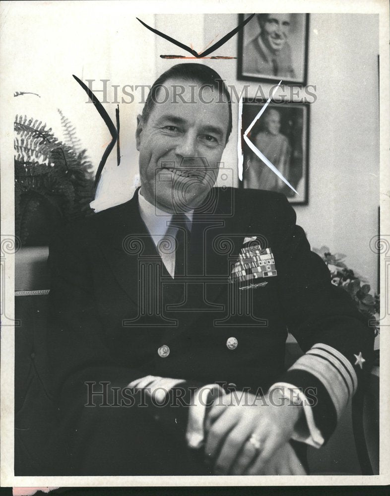 1970 Adm James Calvert Profession Navy - Historic Images