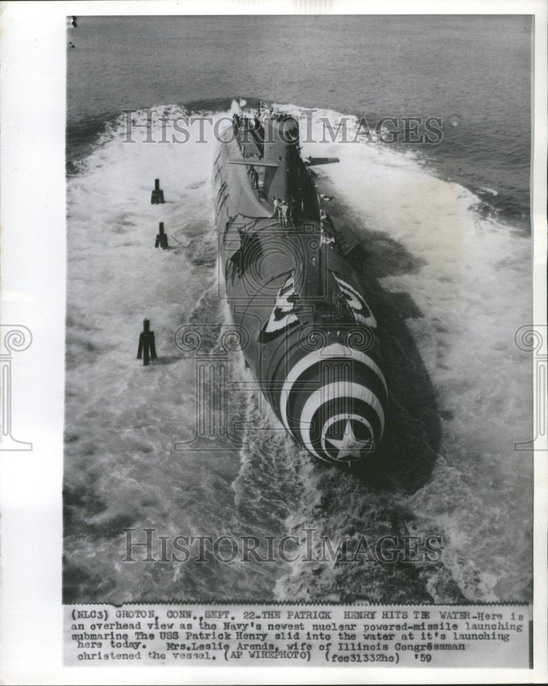 1959 USS Patrick Henry Navy Nuclear Missile - Historic Images