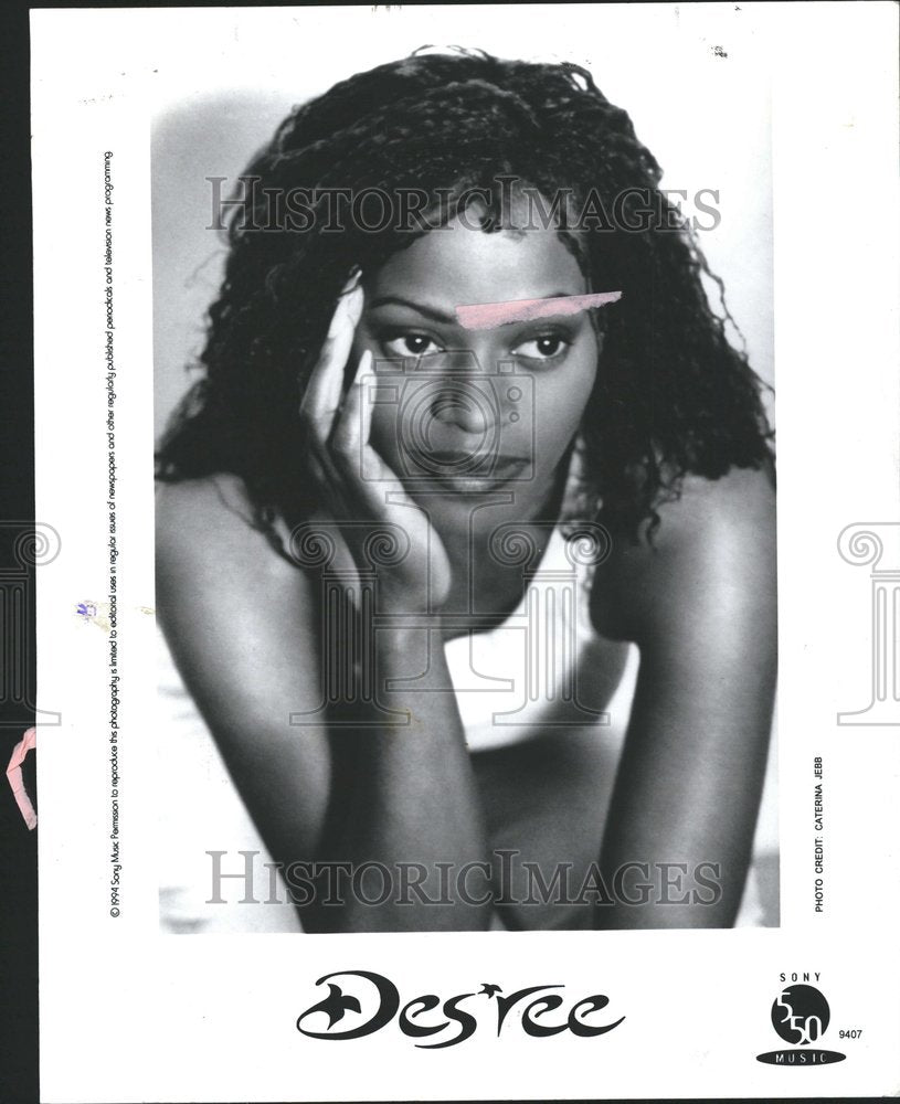 1995 Des&#39;ree Pop Soul Singer Feel So High - Historic Images