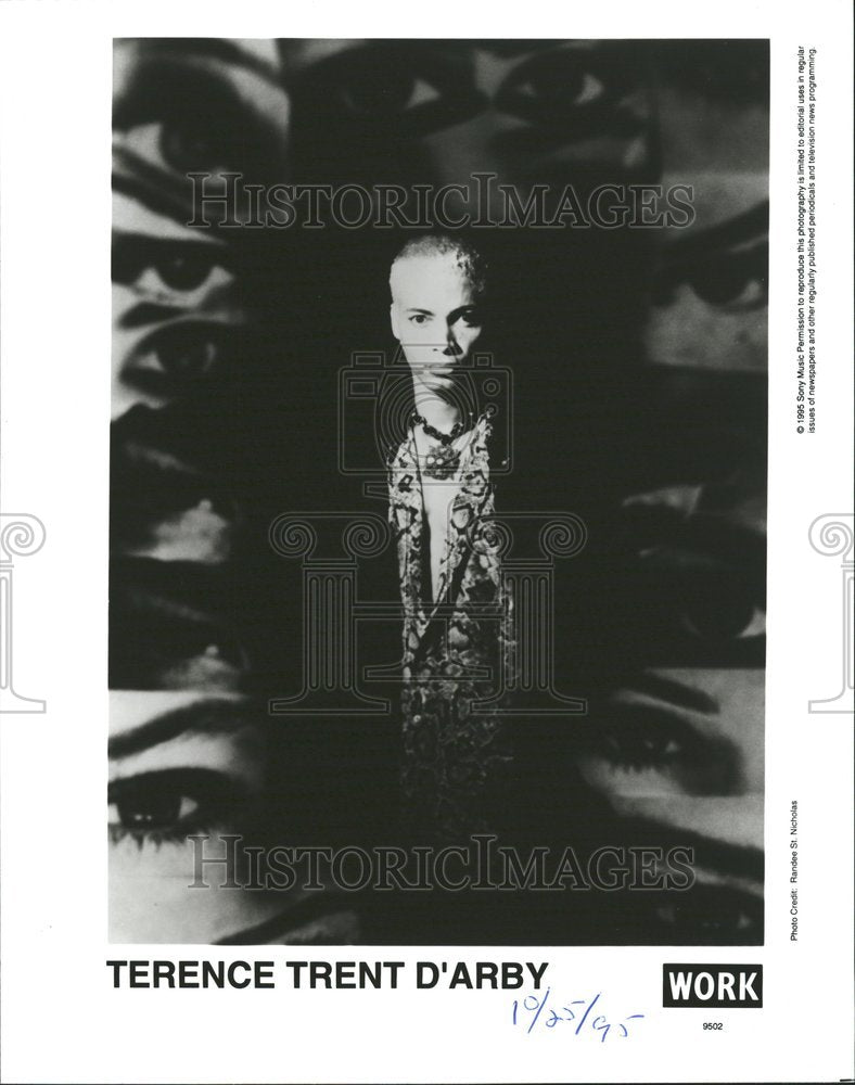 1995 Terence Trent D&#39;Arby  Singer - Historic Images