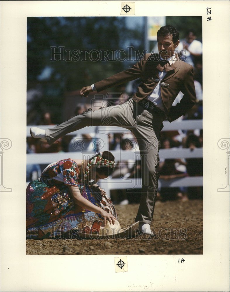 1991 Jaime Lopez Mari Cruz Hernandez Dance - Historic Images