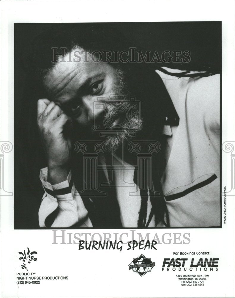 1993 Winston Rodney OD Burning Spear Roots - Historic Images