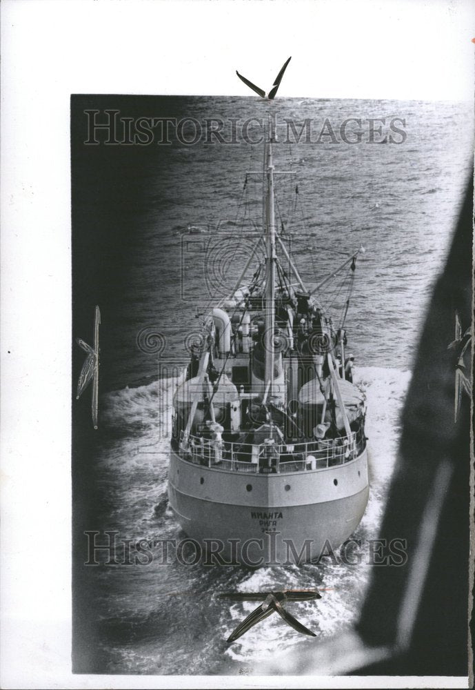 1963 Two Fshing Trawlers Florida Coast Mia - Historic Images