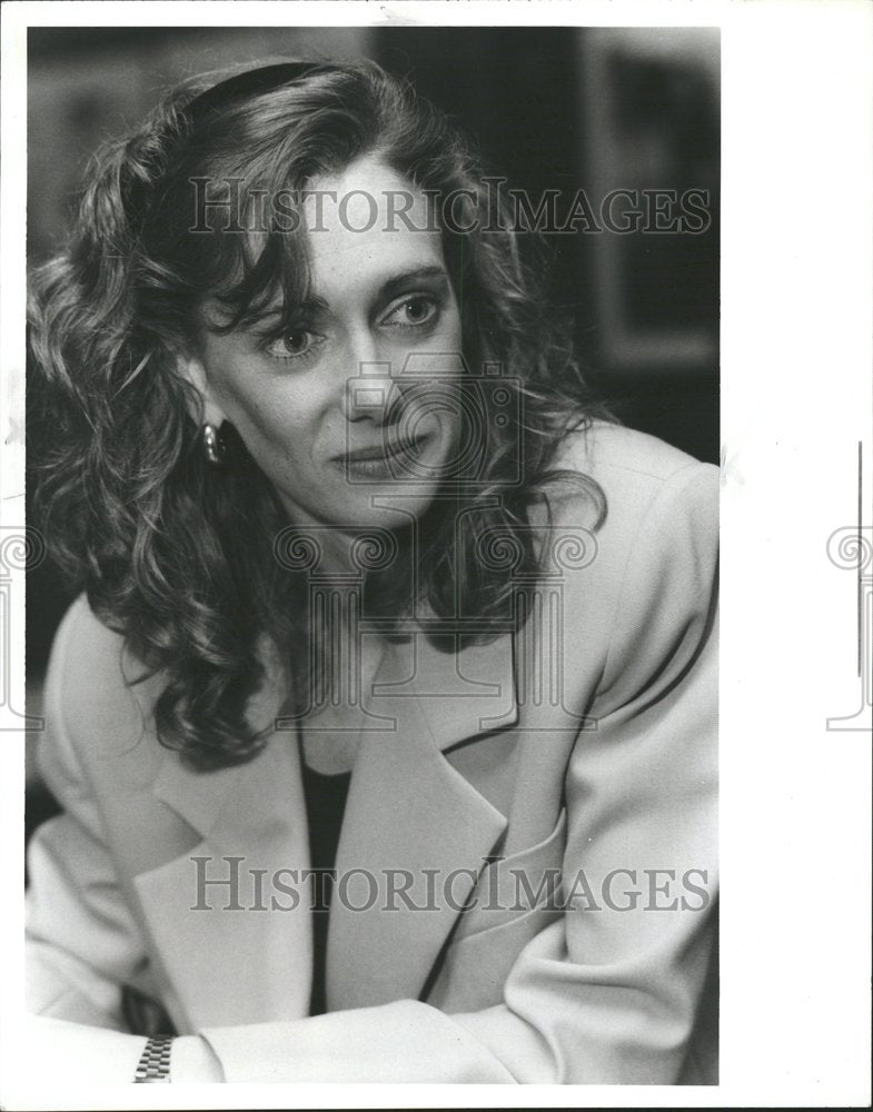 1988 Close-up caption of Susan Mulcahy - Historic Images