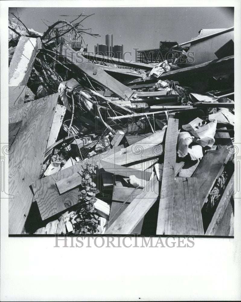 1979 Litter Lodge Oakman Overpass Sticks - Historic Images