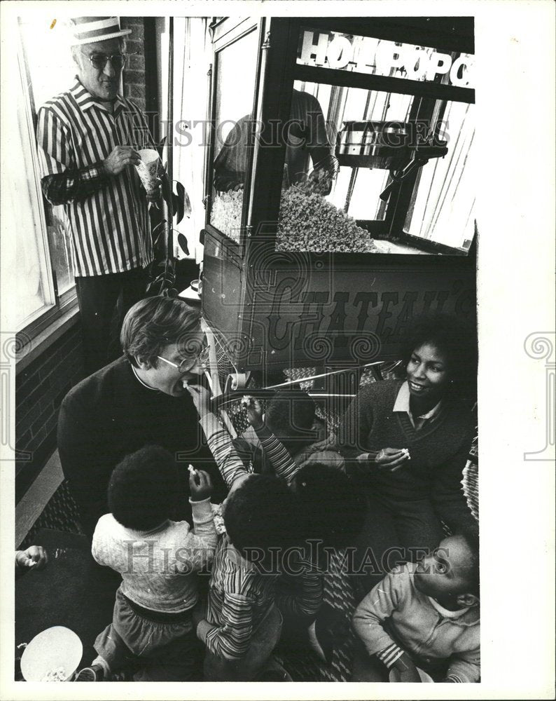 1980 Nursery School Children Play Childcare - Historic Images