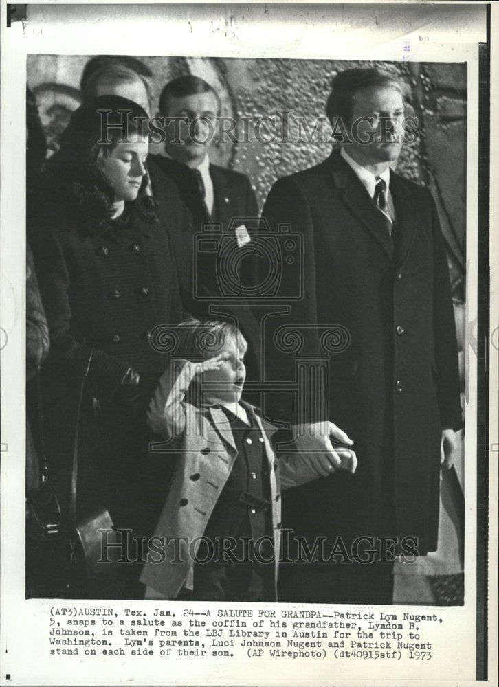 1973 Patrick Lyn Nugent President Johnson - Historic Images