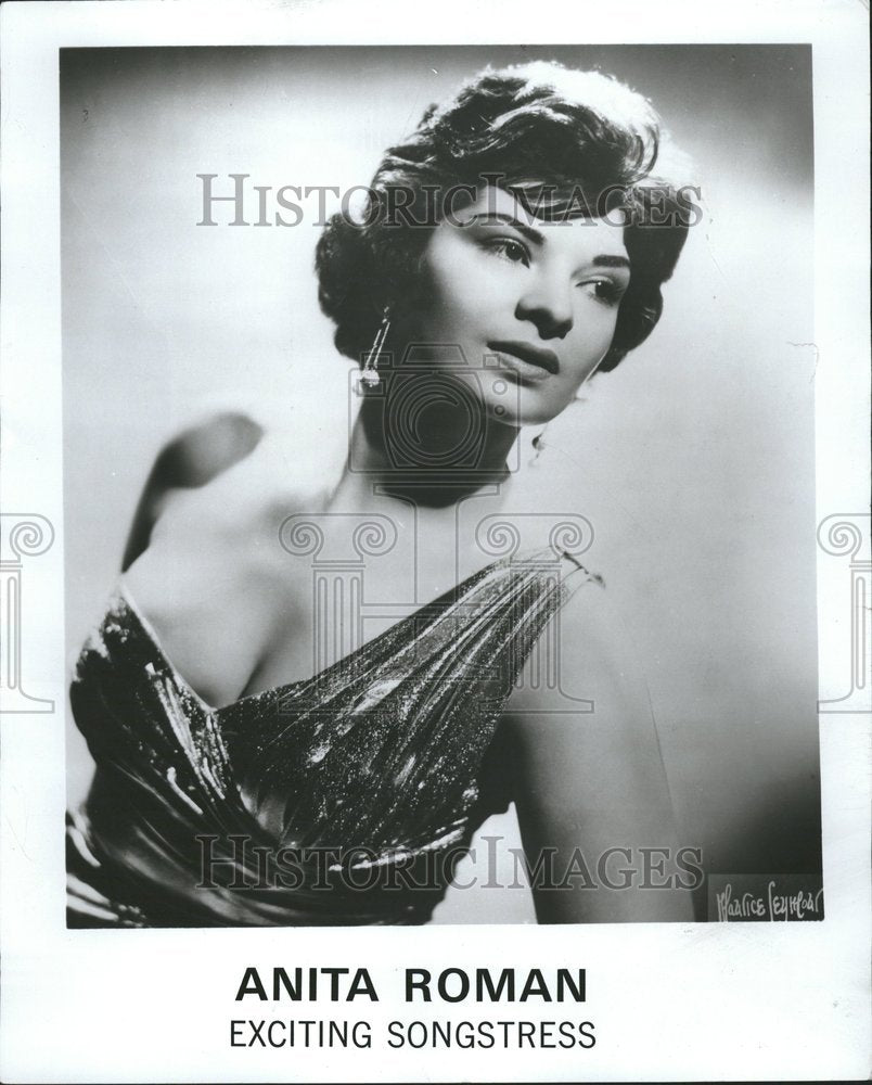 1965 Anita Roman Songstress Singer - Historic Images