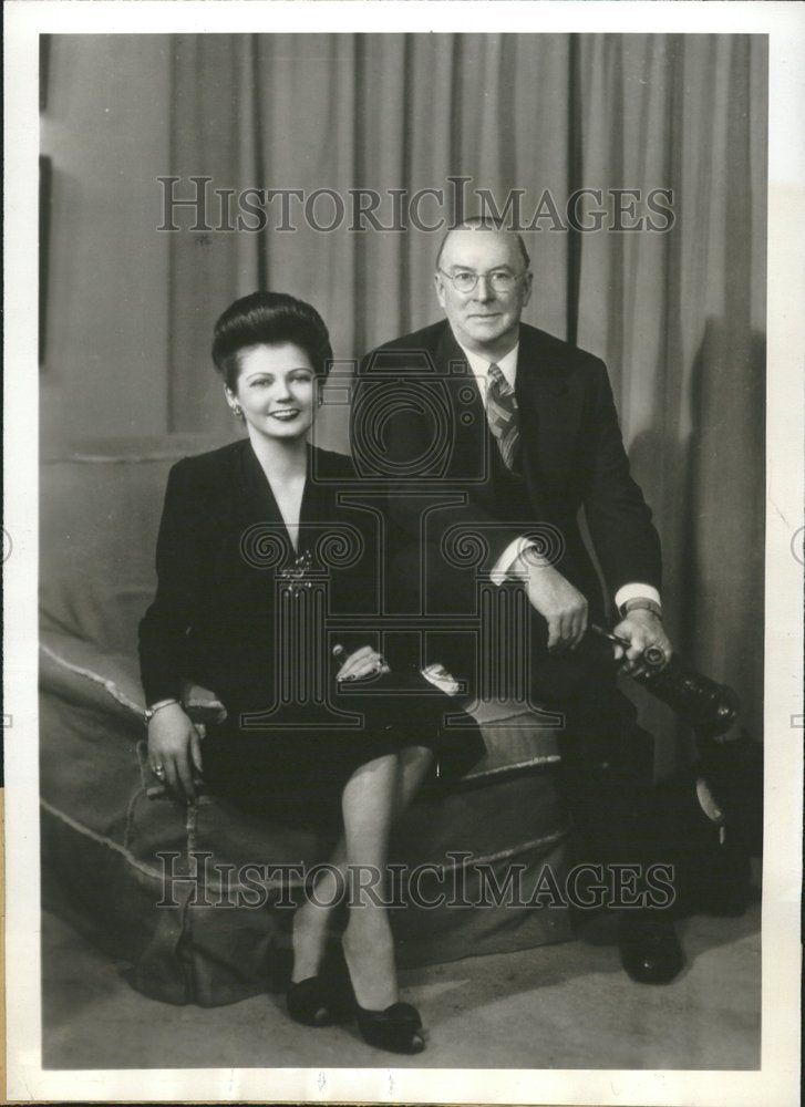 1945 Donald M. Nelson Marguerite S. Coulbou - Historic Images