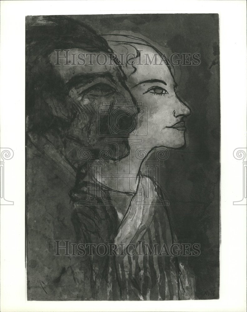 1987 Emil Hansen Nolde Artist Detroit Art - Historic Images