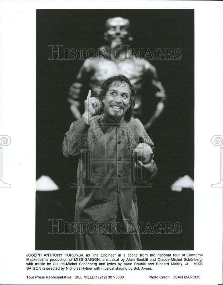 Joseph Anthony Foronda Miss Saigon Alain - Historic Images