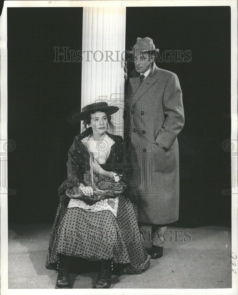 1958 My Fair Lady Anne Rogers Michael Evans - Historic Images