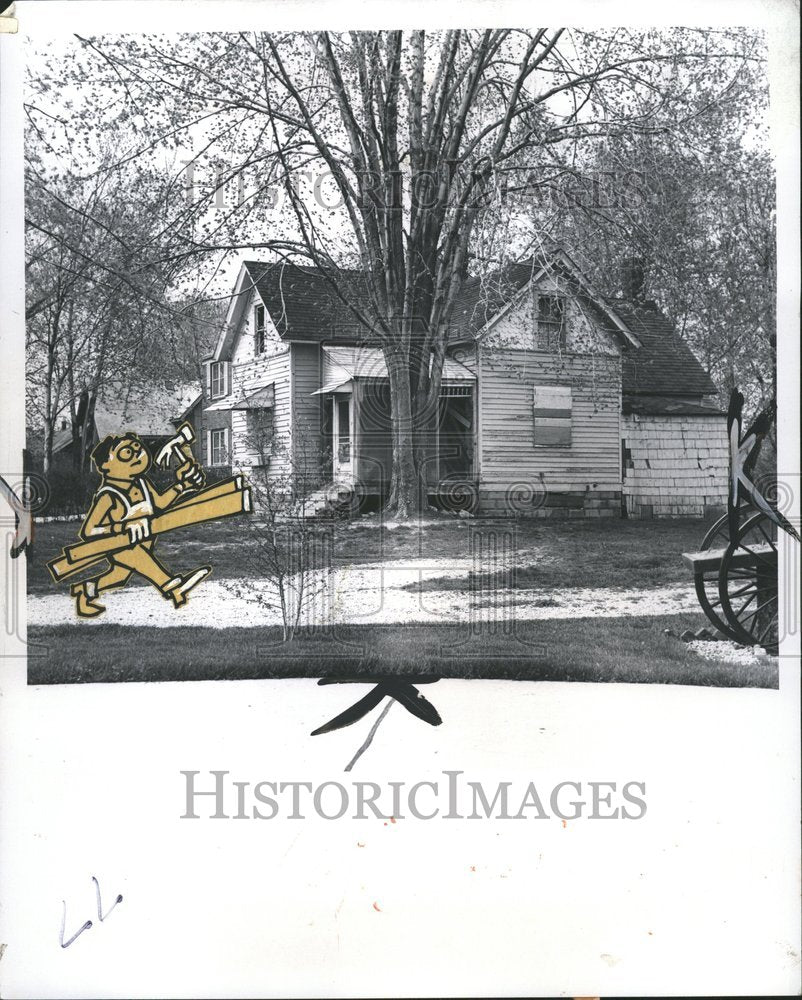 1974 Litter ~one Erst House Seres Detroit - Historic Images