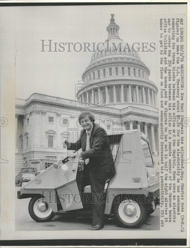 1976 Charles Rose owes the U.S. treasury - Historic Images