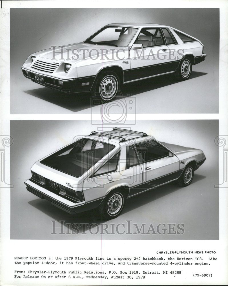 1978 1979 Plymouth Horizon TC3 Wheel - Historic Images