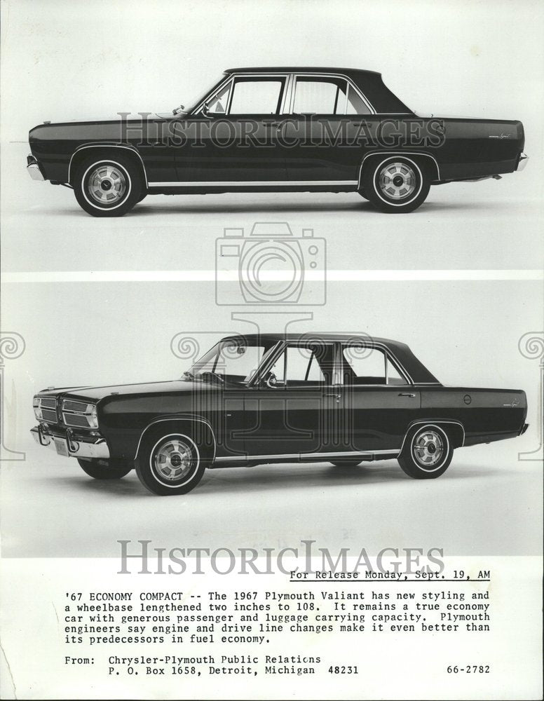 1966 1967 Plymouth Valiant Economy Compact - Historic Images