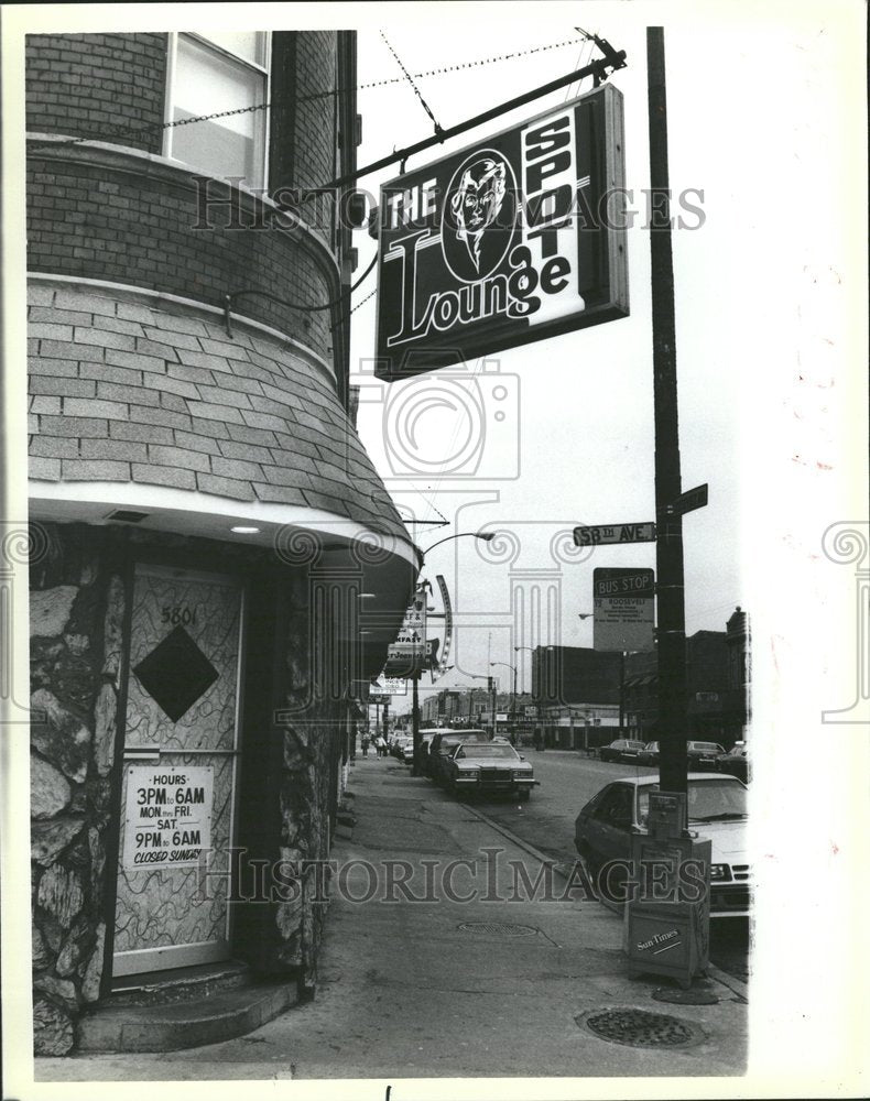 1985 Spot Lounge Roosevelt Hour Bar Road - Historic Images