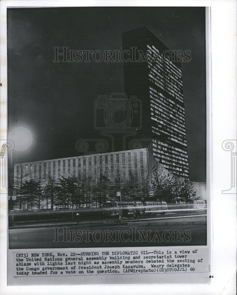 1960 United Nations General Assembly Bldg - Historic Images