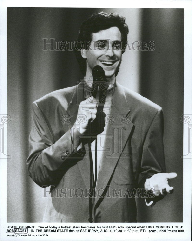 Bob Saget Stand Up Comedian Actor TV Host - Historic Images