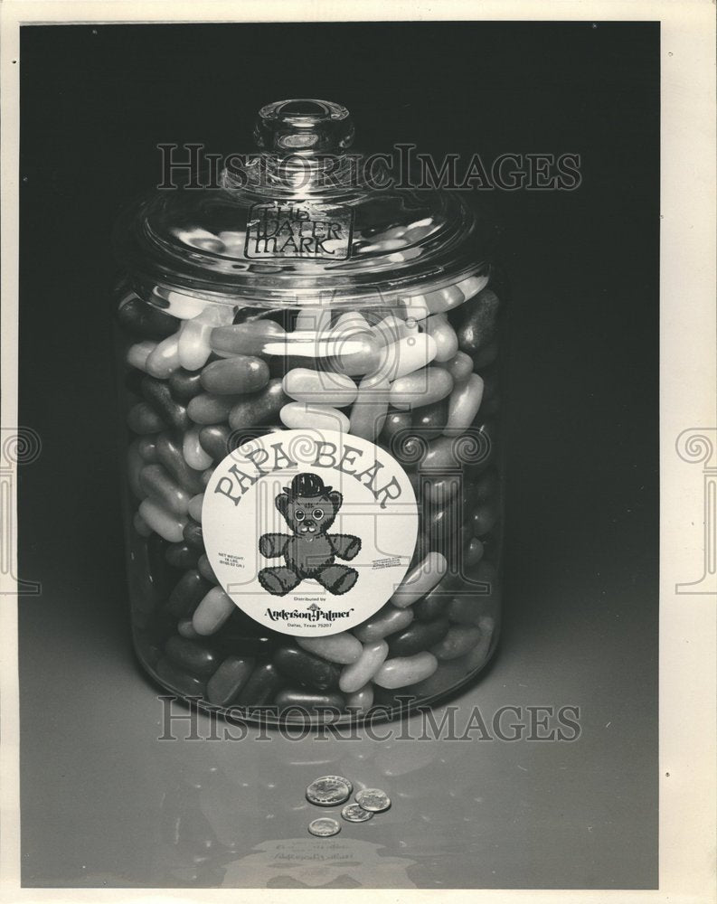 1981 Papa Bear Jelly Beans Press Photo-Historic Images