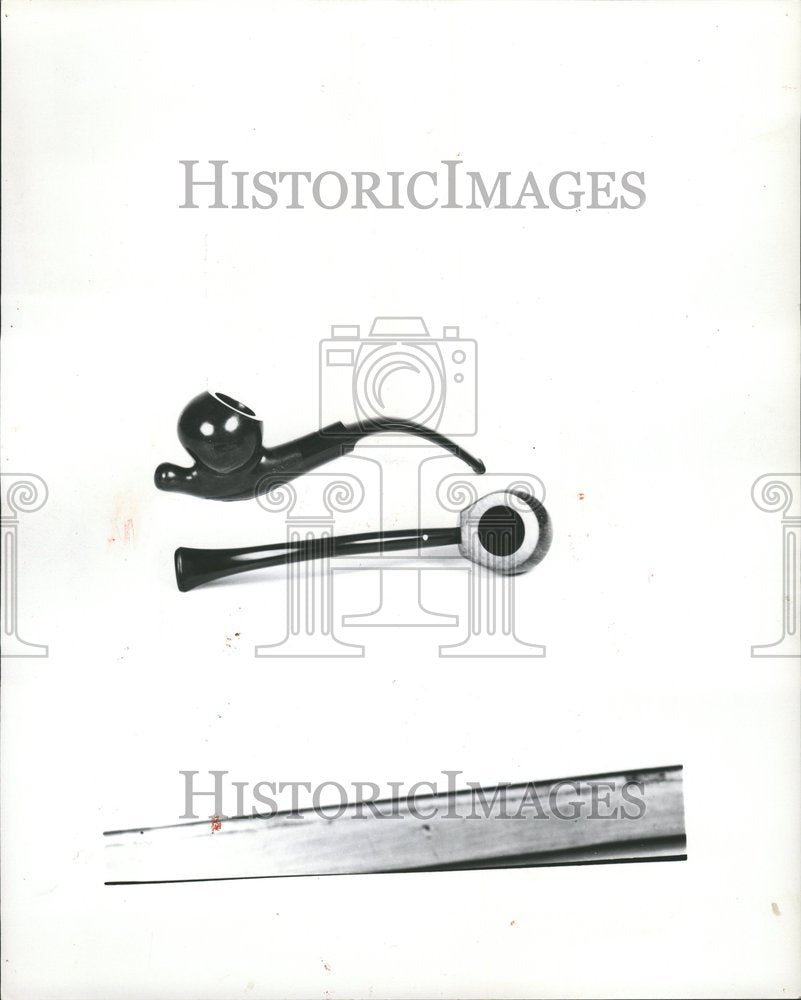 1961 Hand Carved Smoking Pipes Briars-Historic Images