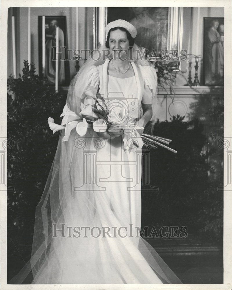1936 Mrs Harrison M Thomas N J Society - Historic Images