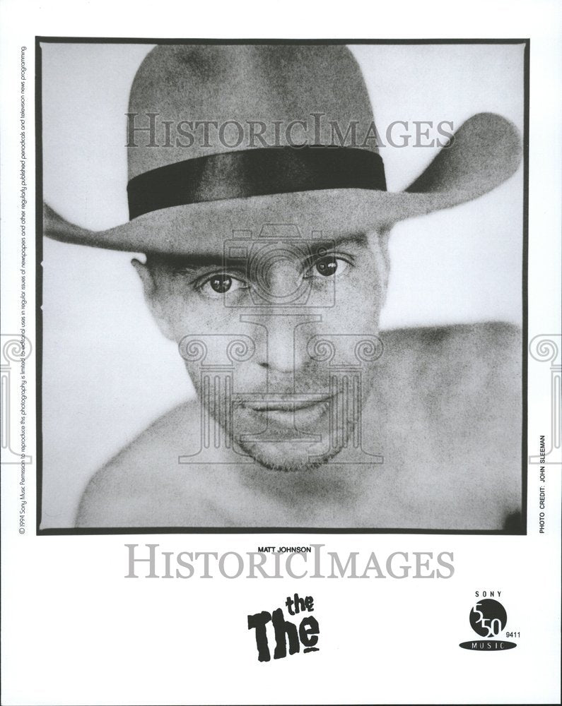 1995 The Album Matt Johnson Singer Writer - Historic Images