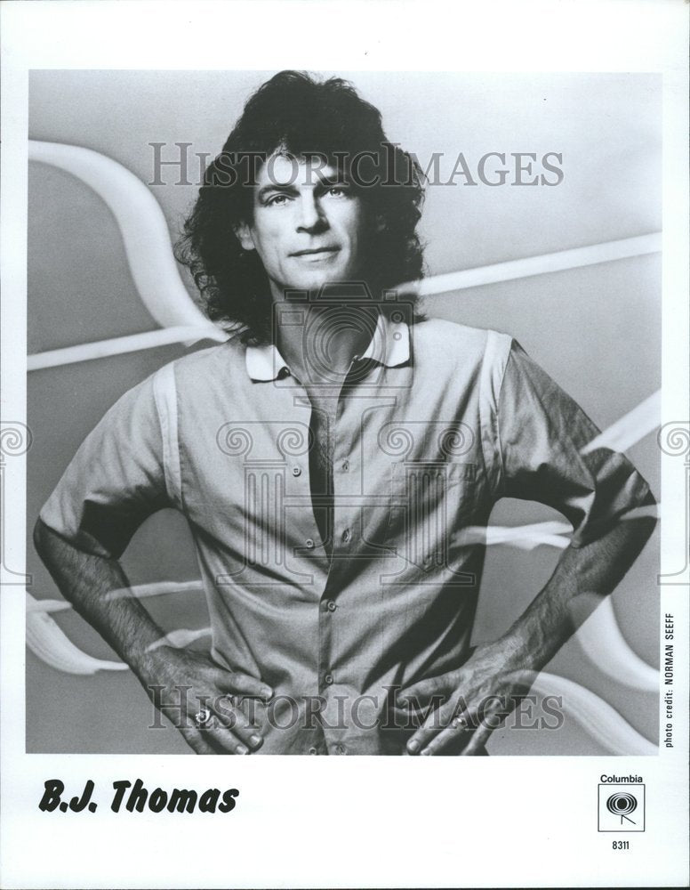 1989 B J Thomas American Singer Musician - Historic Images