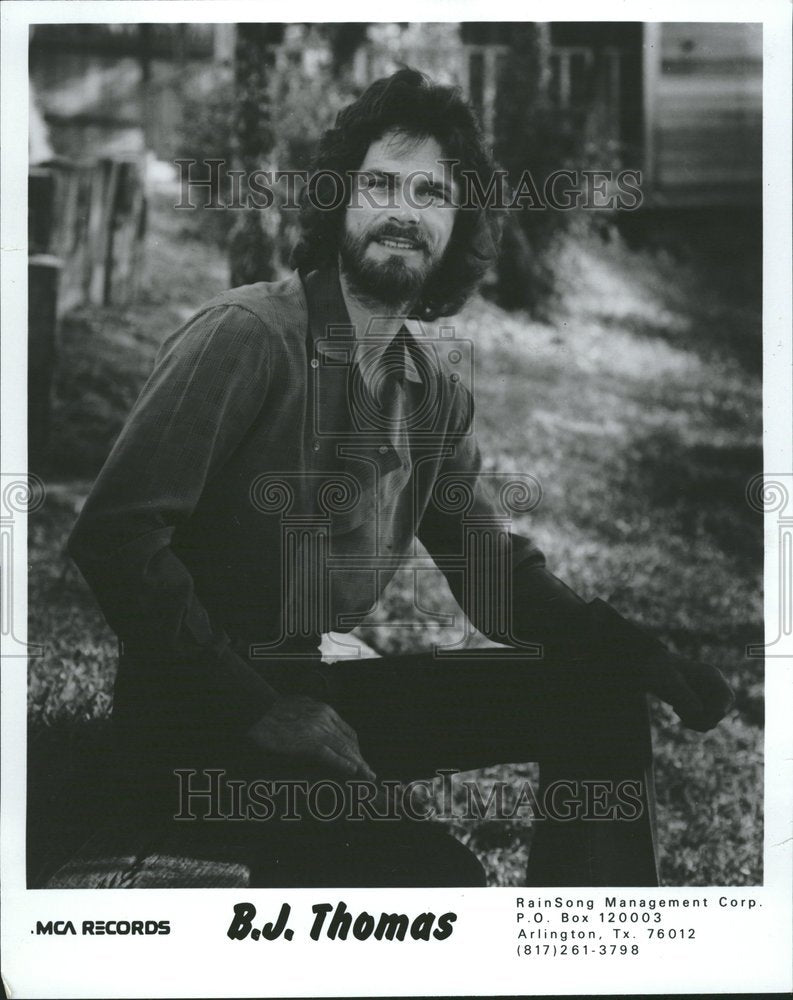 1981 B. J. Thomas Singer - Historic Images