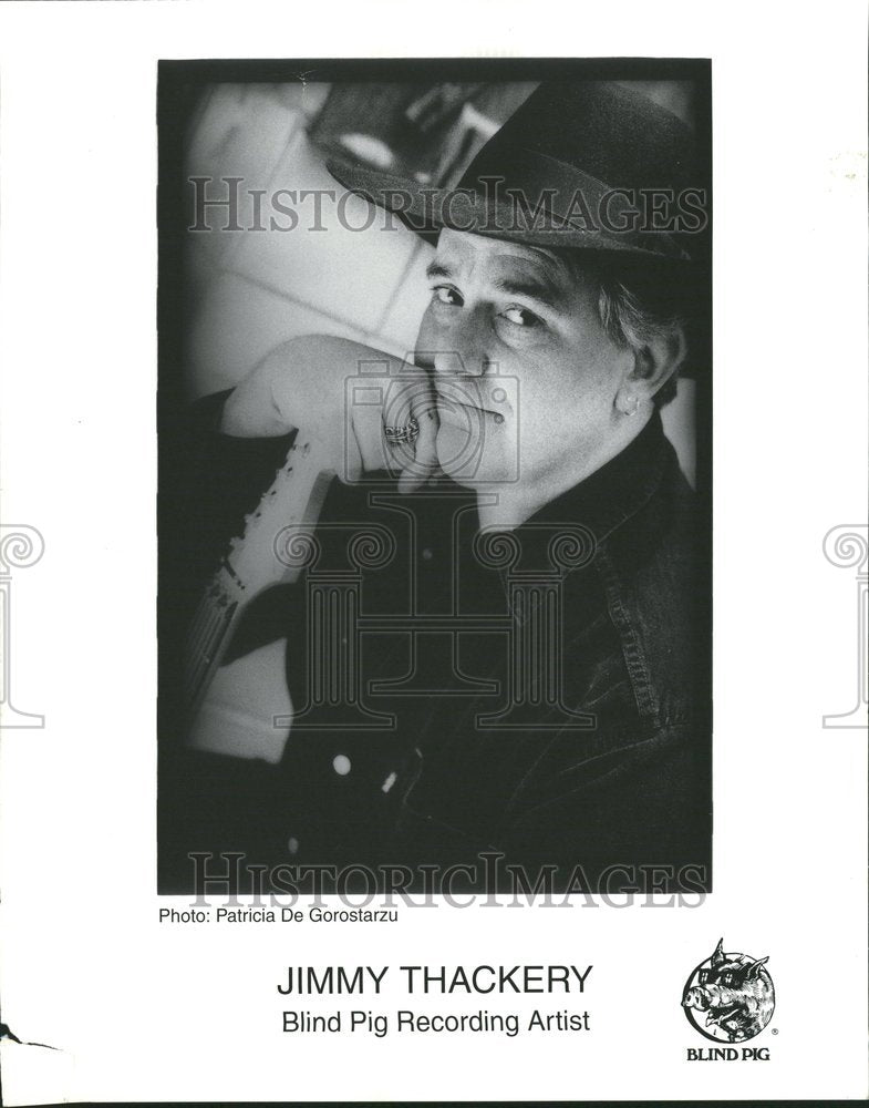 2001 Jimmy Thackeray Blues Singer Guitarist - Historic Images